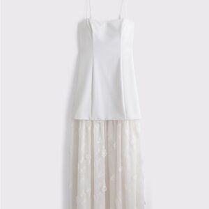 Abercrombie embroidered sheer dress
